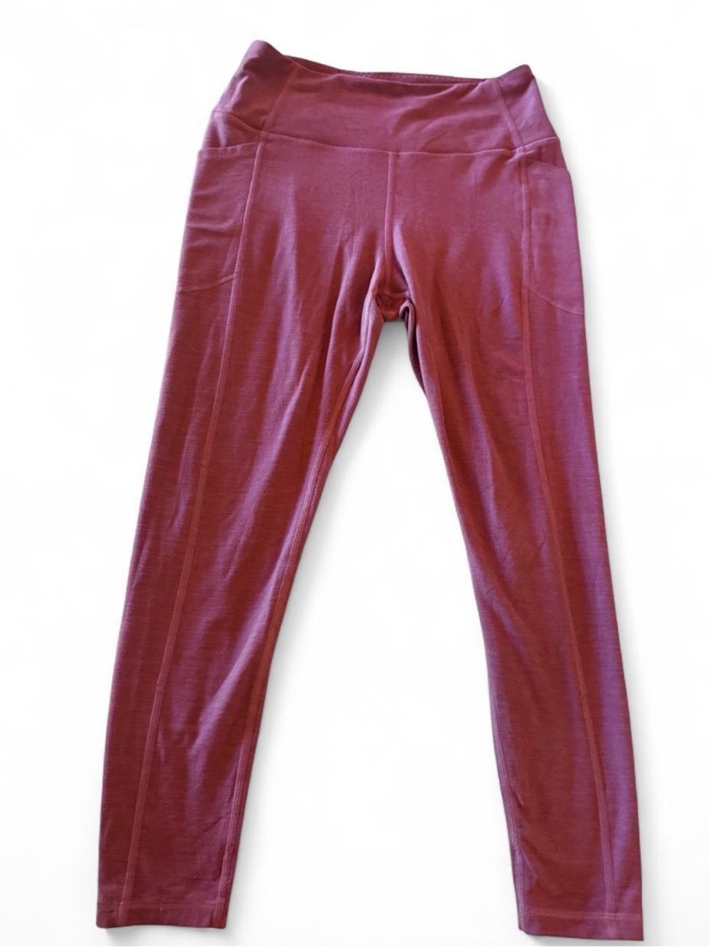 Victoria's Secret Women’s size 10 burgundy plum high waisted Leggings